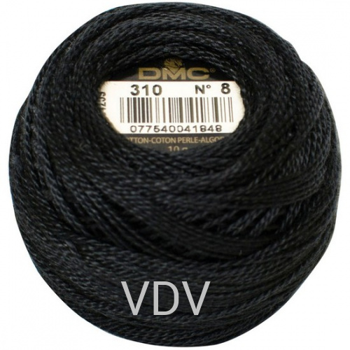 310 Нитка DMC Pearl Cotton (10х80 м) 100% бавовна, арт.116/8