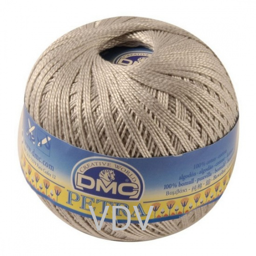 5415 Пряжа DMC (Франція) Petra №5 (100 г/400 м) 100% бавовна (світло-сірий)