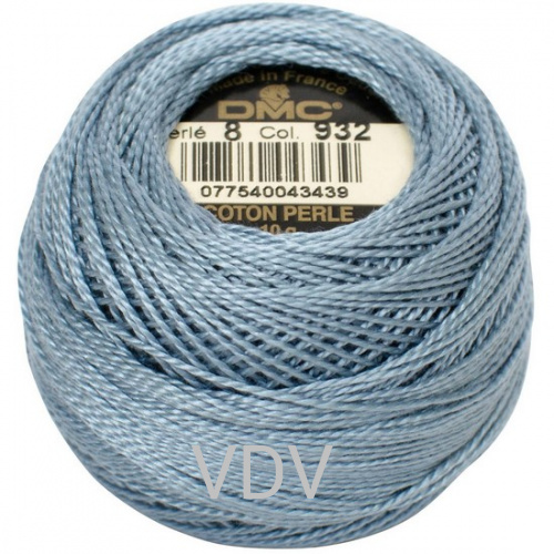 932 Нитка DMC Pearl Cotton (10х80 м) 100% бавовна, арт.116/8