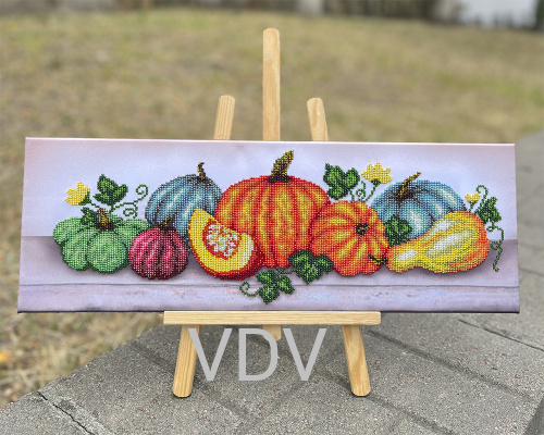 ТН-1411 "Гарбузовий бум" (набір для вишивання бісером) 23.5х58 см