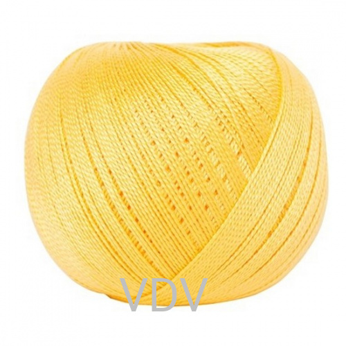 5742 Пряжа DMC (Франція) Petra №8 (100 г/800 м) 100% бавовна (жовтий)