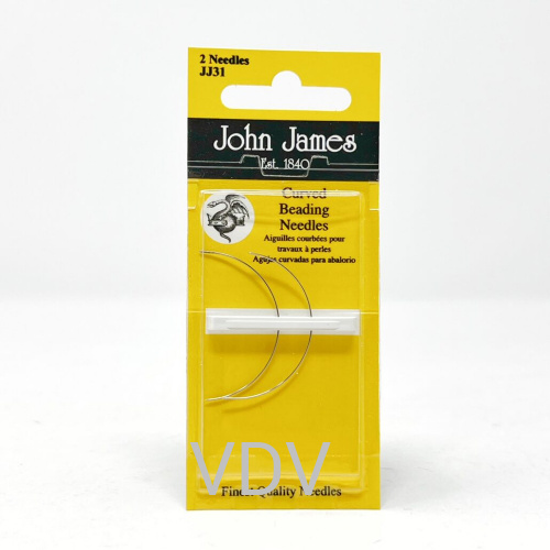 JJ31 Голка бісерна №10(1 блістер х 2 голки) JohnJames (Англія)