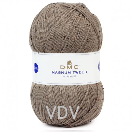 112 Пряжа DMC (Франція) Magnum Tweed (3х400 г/840 м) 74% акрил, 20% вовна, 6% віскоза