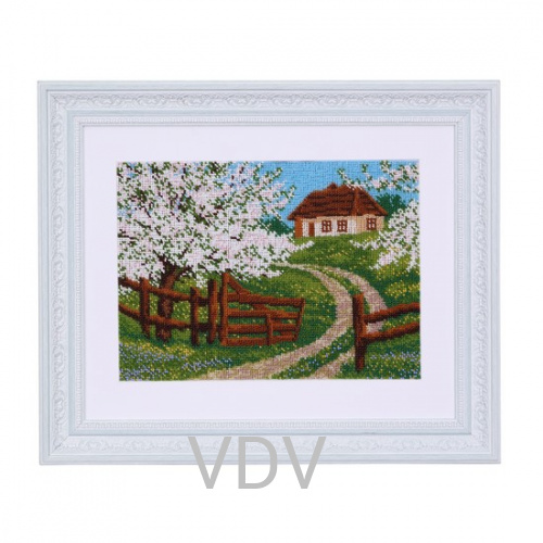 КВ Т-0310 "Весняна пісня" (вишита картина бісером Preciosa (Чехія) 32х22 см