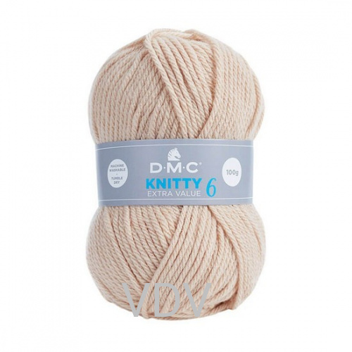 936 Пряжа DMC Knitty 6 (10 мотків х 100 гр) 137 метрів, 100% акрил (Франція)
