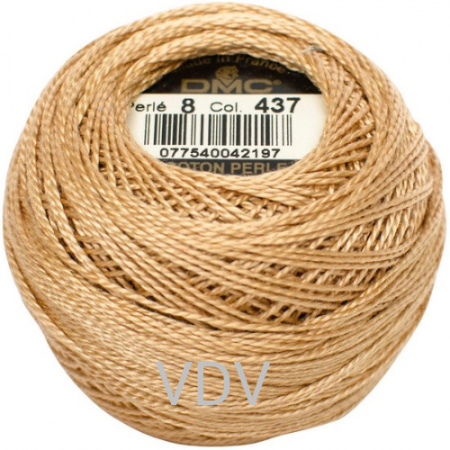 437 Нитка DMC Pearl Cotton (10х80 м) 100% бавовна, арт.116/8