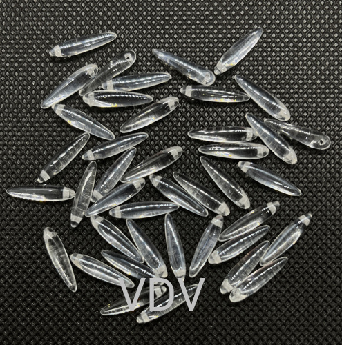 111-01340-00-5/16мм-00030-21402 Намистини THORN (прозорий, сніжний білий) (10 г)