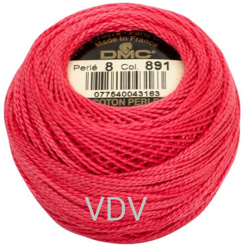 891 Нитка DMC Pearl Cotton (10х80 м) 100% бавовна, арт.116/8