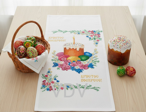РС Т-31 Рушник пасхальний (схема для вишивання бісером) 33х45 см