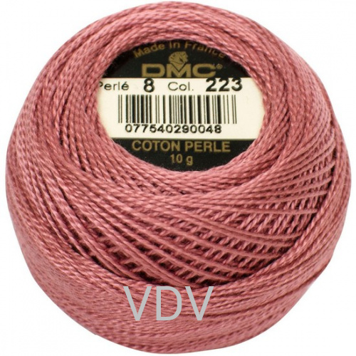 223 Нитка DMC Pearl Cotton (10х80 м) 100% бавовна, арт.116/8