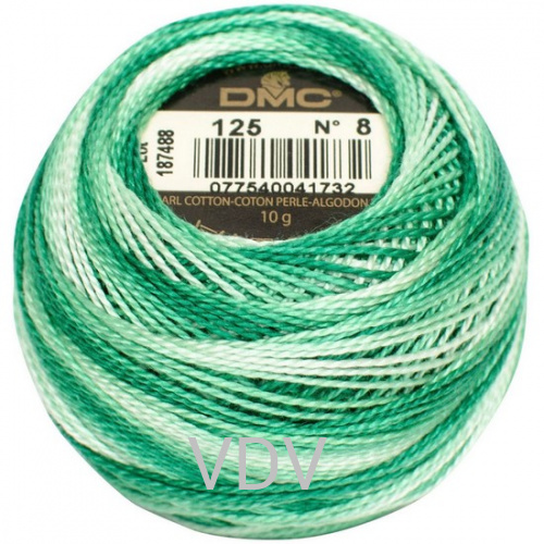 125 Нитка DMC Pearl Cotton (10х80 м) 100% бавовна, арт.116/8 125 Нитка DMC Pearl Cotton (10х80 м) 100% бавовна, арт.116/8