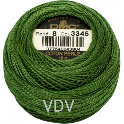 3345 Нитка DMC Pearl Cotton (10х80 м) 100% бавовна, арт.116/8