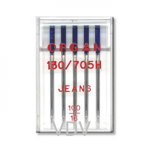 Наб. маш. голок Organ (Японія) Джинс №100 (5 шт)