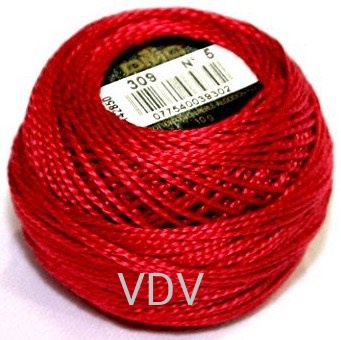 309 Нитка DMC Pearl Cotton (10х45 м) 100% бавовна, арт.116/5