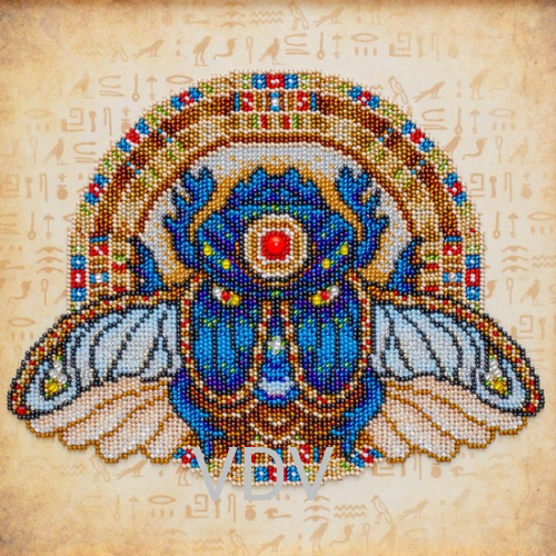 КВ Т-1300 "Жук скарабей - ..." (вишита картина бісером Preciosa (Чехія) 25х25 см