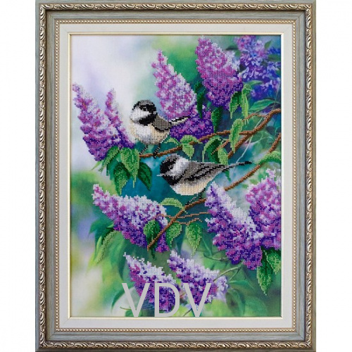 КВ Т-0571 "Весна" (вишита картина бісером Preciosa (Чехія) 30.5x40.5 см