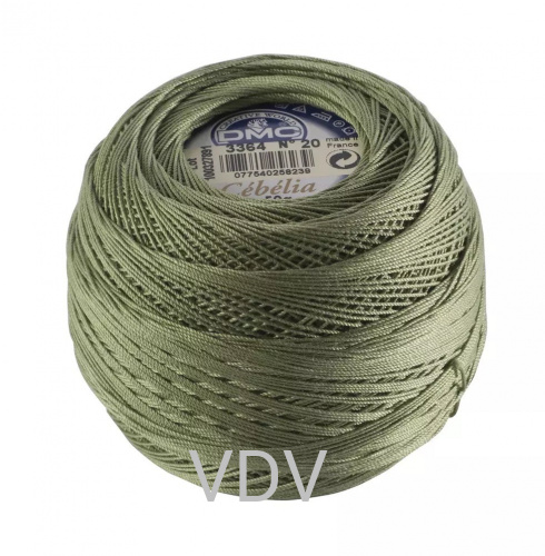 3364 Пряжа DMC (Франція) Cebelia (10х50 г/410 м) 100% бавовна, арт.167А/20