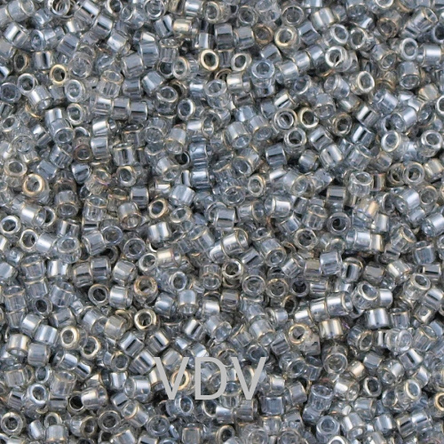 DB-114 Бісер Miyuki Delica Beads 11/0 (блискучий райдужний сірий) 50 г