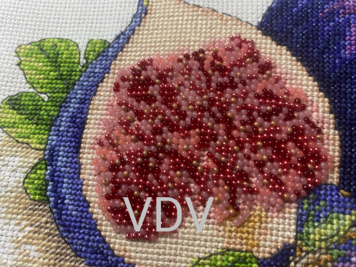 Електронна схема М-0310 "Інжир" (PDF-схема для вишивання муліне ДМС) 20х20 см фото 2