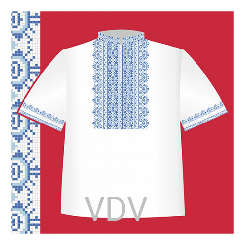 СХ2-010 Схема для вишивання сорочки-вишиванки для хлопчика ВДВ (122-140 см)