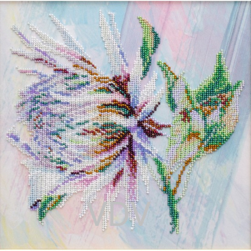 КВ Т-1314 "Протея" ((вишита картина бісером Preciosa (Чехія) бісер10) 24x24 см