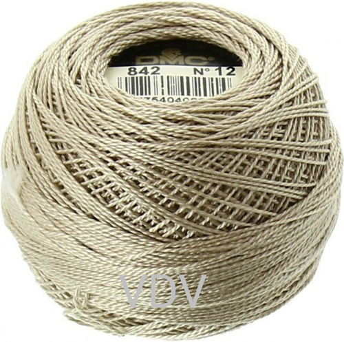 842 Нитка DMC Pearl Cotton (10х120 м) 100% бавовна, арт.116/12