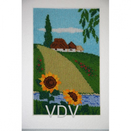 КВ Т-0301 "Українські мотиви" (вишита картина бісером Preciosa (Чехія) 33х44 см