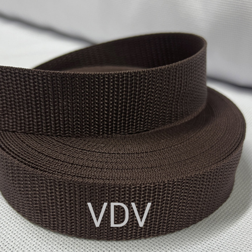 Стрічка ремінна "Веретино" (30 мм) коричневий