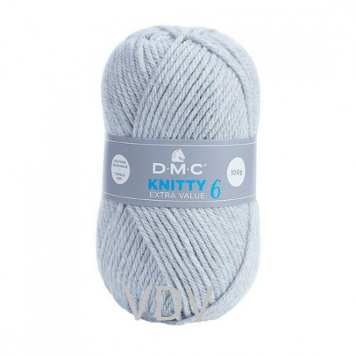 814 Пряжа DMC Knitty 6 (10 мотків х 100 гр) 137 метрів, 100% акрил (Франція)