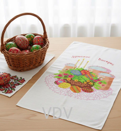РС-Т-04 Рушник пасхальний (схема для вишивання бісером) 40х60 см