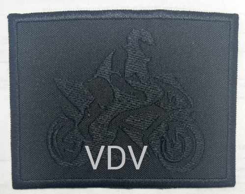 ТА-Г-Moto Термоаплікація клейова 105х75 мм, чорний (уп. 5 шт)