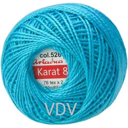 1654 Нитка Ariadna Karat 8/Карат 8 (10х65 м, 10 г) 100% бавовна