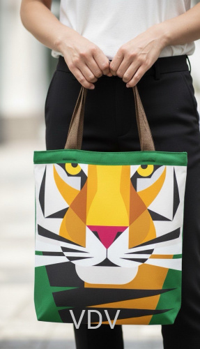 СБ-10 ЕкоСумка - шопер "Тигр" 40х44 см
