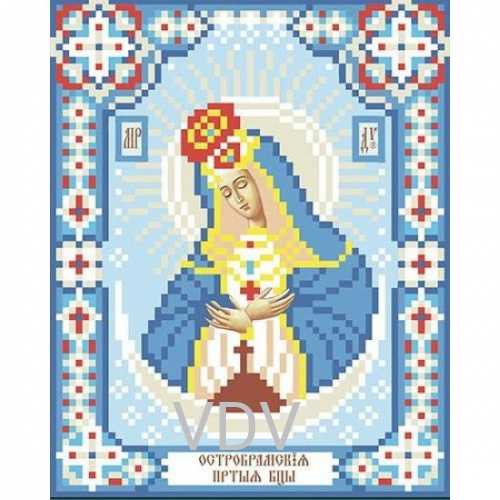 ТН-0616 "Остробрамська Пресвята Богородиця" (набір для вишивання бісером 12/0) 10x12 см