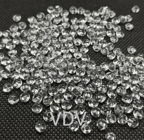 00050-5/0-11001-311 Намистини DROPS (прозорий, сніжний білий) (50 г)