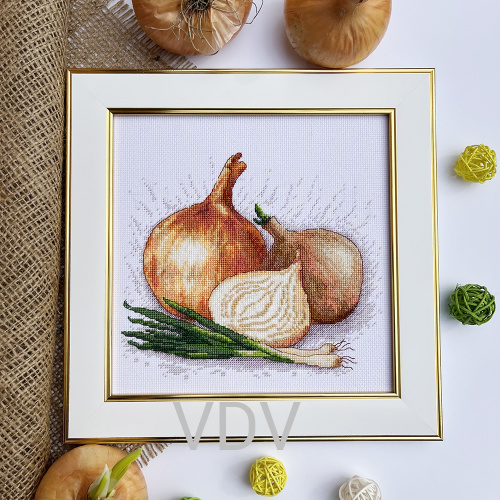 М-0384 "Цибуля" (набір для вишивання муліне ДМС) 20х20 см