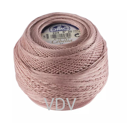 224 Пряжа DMC (Франція) Cebelia (10х50 г/258 м) 100% бавовна, арт.167А/10