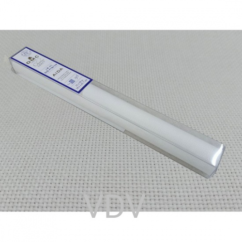 GD1436ВХ Тканина DMC Аїда 14 (38,1х45,7 см) 100% бавовна, колір blanc