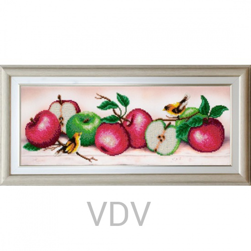 КВ Т-0866 "Яблучний бум"(вишита картина бісером Preciosa (Чехія) 50х17 см