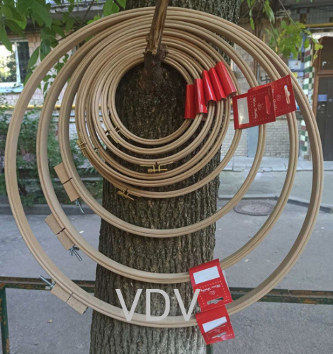 202-1 П'яльці дерев’яні Klass & Gessmann (d=125 мм) з закруткою