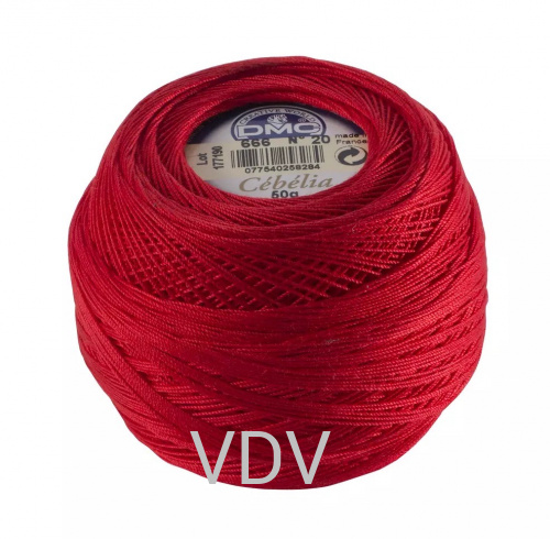 666 Пряжа DMC (Франція) Cebelia (10х50 г/258 м) 100% бавовна, арт.167А/10