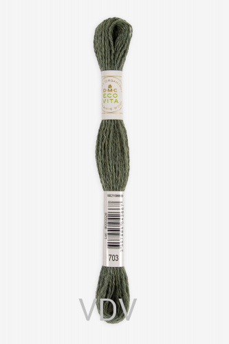 703 Нитка DMC Eco Vita, 100% органічна вовна (для вишивання) (6х16 м) арт.360