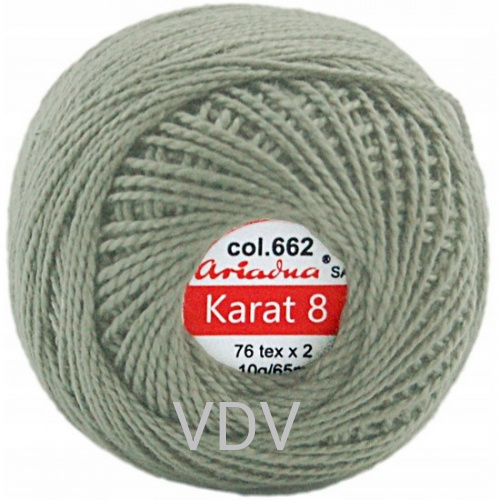 1811 Нитка Ariadna Karat 8/Карат 8 (10х65 м, 10 г) 100% бавовна
