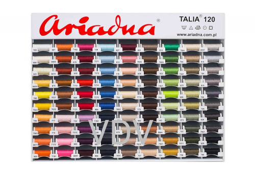 Дісплей з нитками Ariadna (Польща) Talia 120 – 90 кольорів