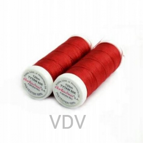 2522 Нитка Титан 100 Ariadna (5х200 м) червоний