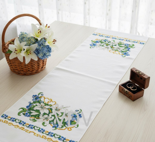 РС Т-11/180 Рушник весільний (схема для вишивання бісером) 45х180 см