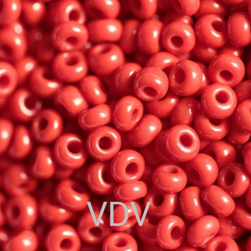203-10/0-93190 Бісер Чехія (натуральний червоний) 50 г
