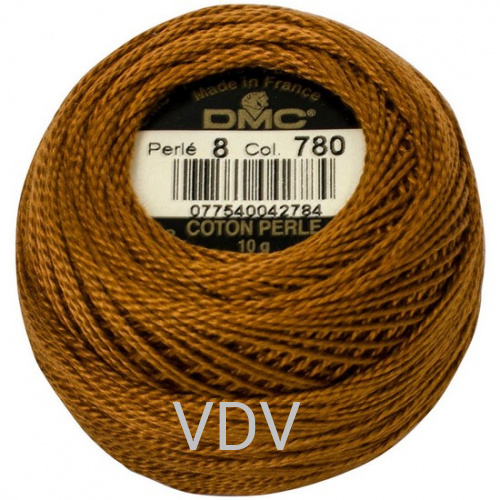 780 Нитка DMC Pearl Cotton (10х80 м) 100% бавовна, арт.116/8