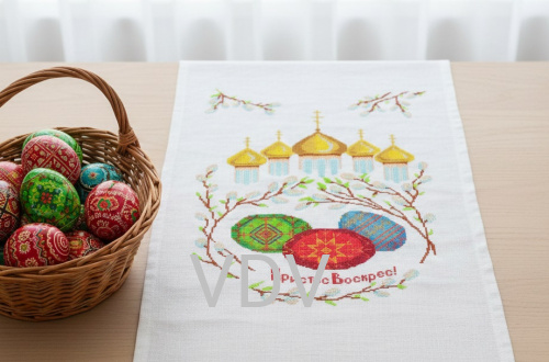 РС-Т-01 Рушник пасхальний (схема для вишивання бісером) 40х60 см