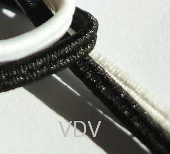 Резинка сутажна 2,5 мм (10 м) чорна 